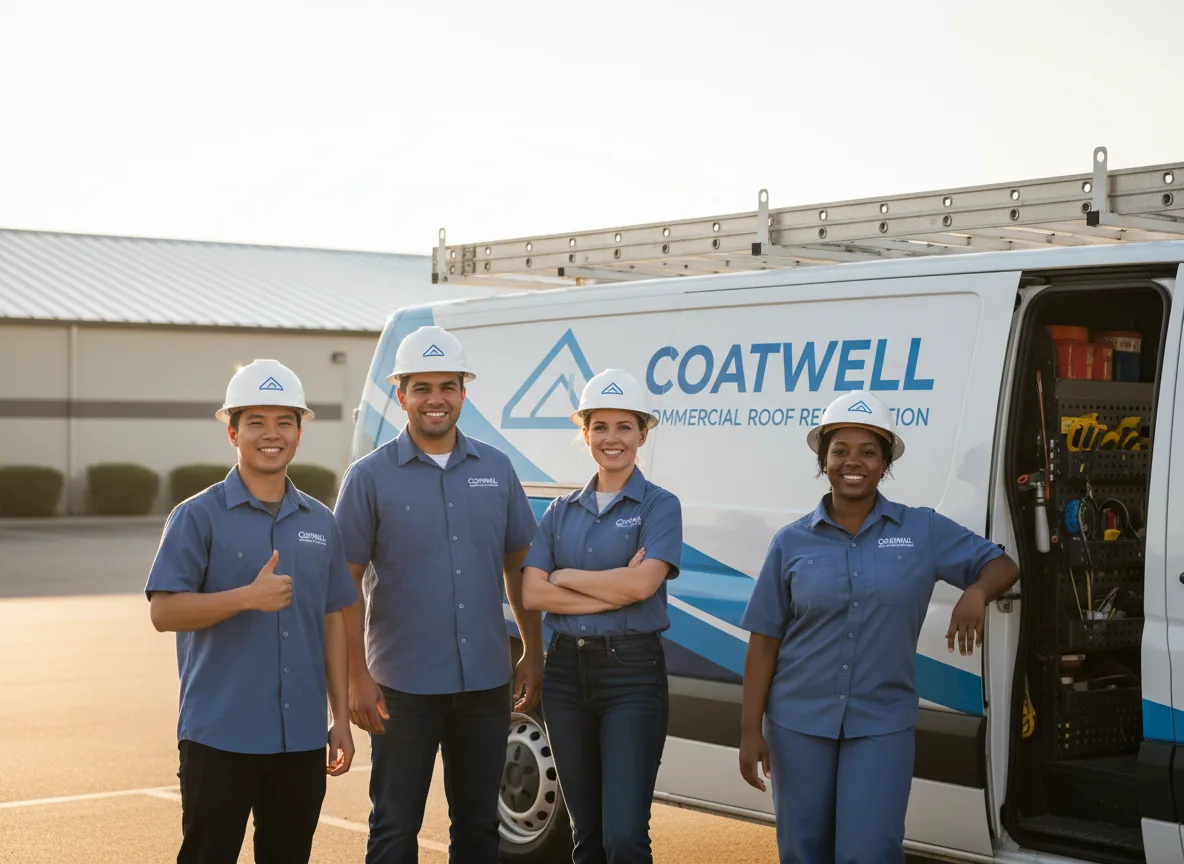 Commercial roof coating company in Blanco, OK